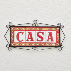 Ceramic tile letters and...