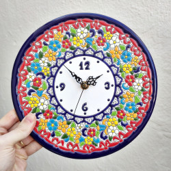 Ceramic Clock "Arte" - 24cm. -