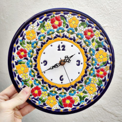 Ceramic Clock "Arte" - 24cm. -