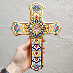 Ceramic cross "Arte" - 27 cm.