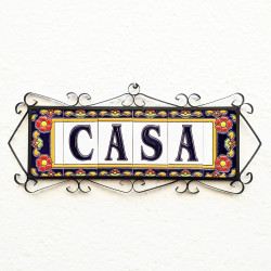 Ceramic tile letters and...