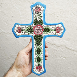 Ceramic cross "Arte" - 27 cm.