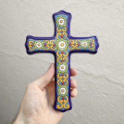 Ceramic cross "Arte" - 21cm.
