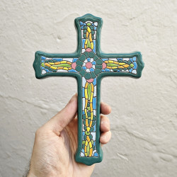 Ceramic cross "Arte" - 21cm.
