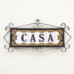 Ceramic tile letters and...