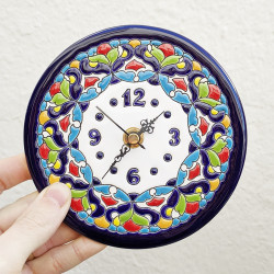 Ceramic Clock - 17cm. -