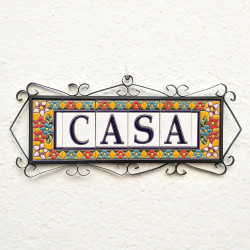 Ceramic tile letters and...