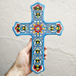 Ceramic cross "Arte" - 27 cm.