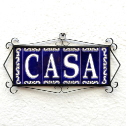 Ceramic tile letters and...