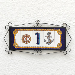 Números de cerámica -...