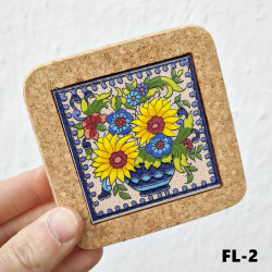 Set de 6 posavasos - 10cm. -