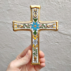Ceramic cross "Arte" - 15cm. -