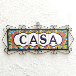 Ceramic tile letters and...
