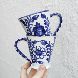Set of two mugs - 10.5cm.