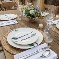 Lot de 2 plats en ceramique.