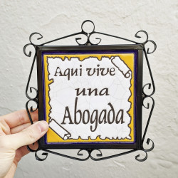 Ceramic Tile "ABOGADA" with...