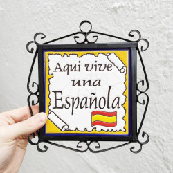 Tile "ESPANOLA" Avec cadre...