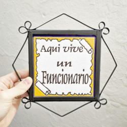 Azulejo "FUNCIONARIO"...