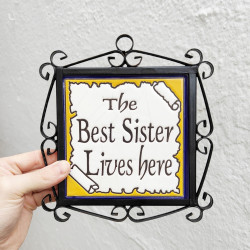 Tile "SISTER" Avec cadre -...