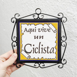 Azulejo "UN CICLISTA"...