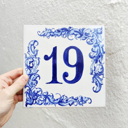 Tile with Letters and...