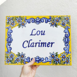 Placa personalizable "POR...