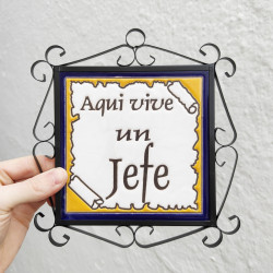 Ceramic Tile "JEFE" with...
