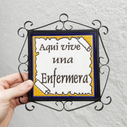 Ceramic Tile "ENFERMERA"...