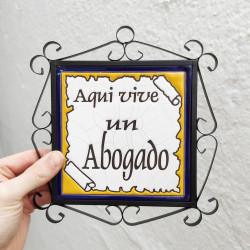 Ceramic Tile "ABOGADO" with...