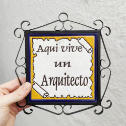 Azulejo "ARQUITECTO"...