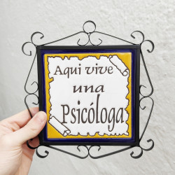 Ceramic Tile "PSICOLOGA"...