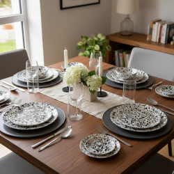 Set de 2 Platos de cerámica.