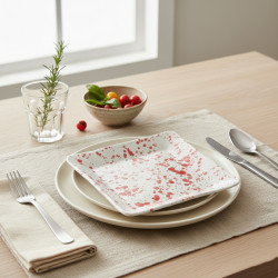 Set de 2 Platos de cerámica.