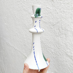 Ceramic candlestick - 23cm. -