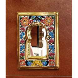 Espejo de cerámica "Arte" -...