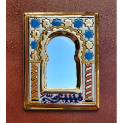Espejo de cerámica "Arte" -...