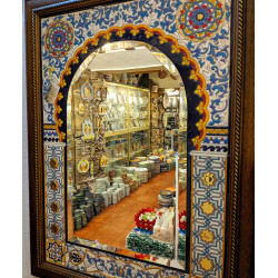 Espejo de cerámica "Arte" -...