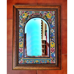 Espejo de cerámica "Arte" -...