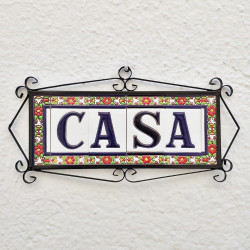 Ceramic tile letters and...